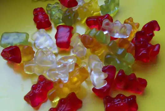 pile of gummi bear candies