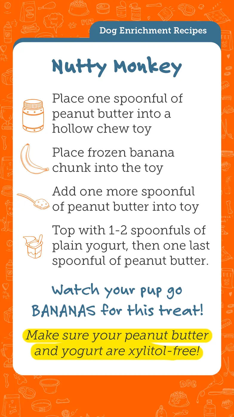 complete recipe for nutty monkey treats