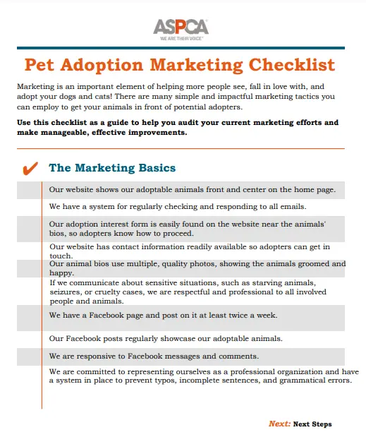 Steps to Adopt an Animal